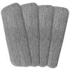 4 Pack Spray Mop Heads Replacement Mop Pads Reveal Mop Cleaning Pad ,Fit for All Spray Mops & Reveal Mops Washable 16.5*5.11 Inches. (Grey) view 1