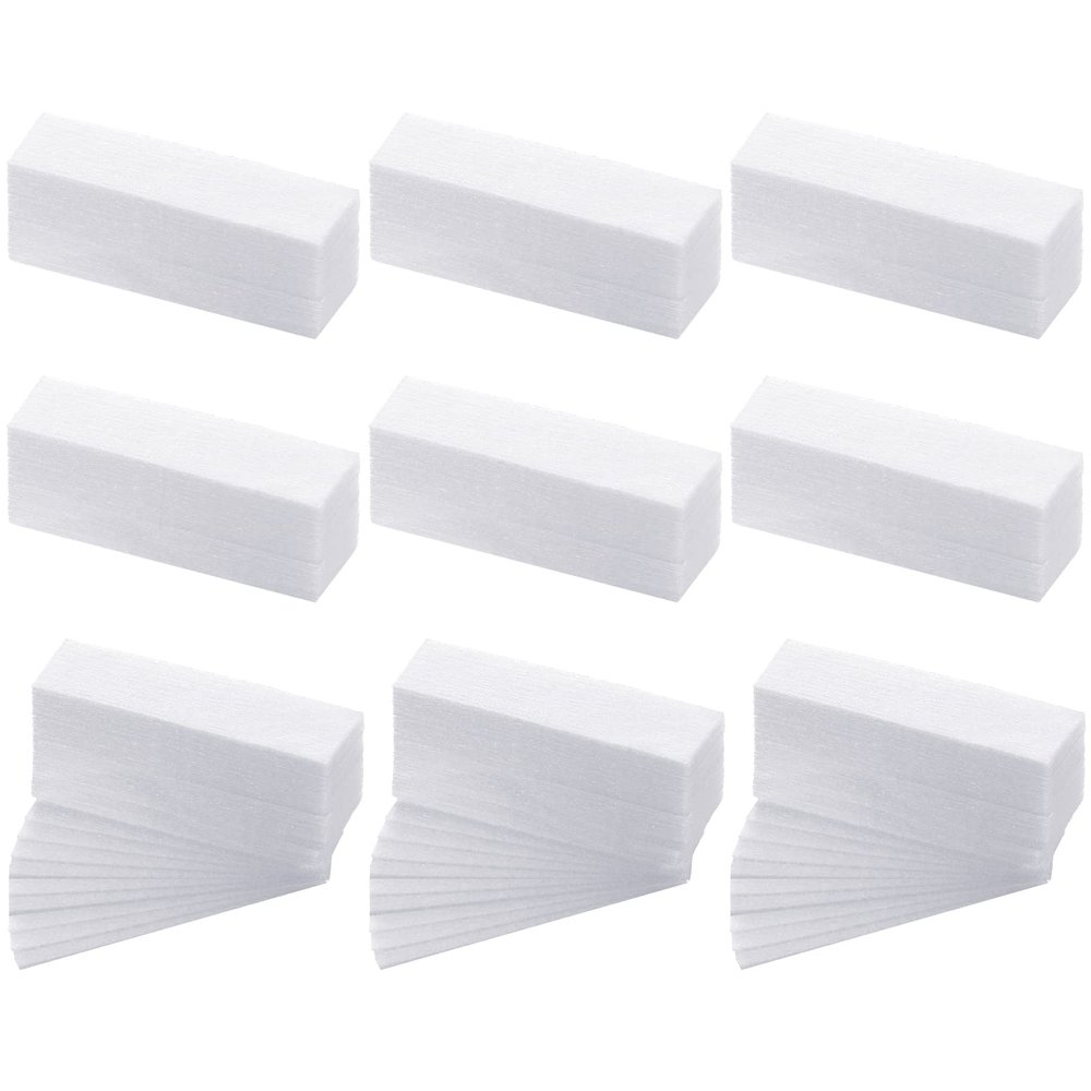 800 Pcs Eyebrows Wax Strips Eyebrow Hair Removal Wax Paper Non Woven Facial Hair Waxing Strips for Women Girls Men Eyebrow Body Face Lip Hair Removal