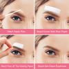 800 Pcs Eyebrows Wax Strips Eyebrow Hair Removal Wax Paper Non Woven Facial Hair Waxing Strips for Women Girls Men Eyebrow Body Face Lip Hair Removal view 3