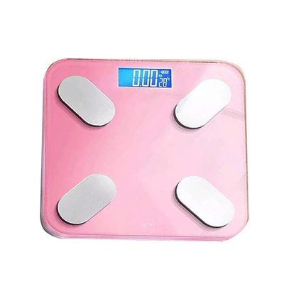 Digital Weight Scale, Accurate 0.2-180kg Home Adult Health USB Charging Weight Loss Monitoring Electronic Bathroom Scale (Color : (Pink)