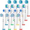 AnjoCare Replacement Brush Heads Compatible with Oral B Braun - 16 Pack, 4 Styles for Pro1000 Pro1500 Pro3000 Electric Toothbrushes view 1