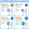 AnjoCare Replacement Brush Heads Compatible with Oral B Braun - 16 Pack, 4 Styles for Pro1000 Pro1500 Pro3000 Electric Toothbrushes view 2