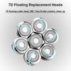 7D Replacement Heads for Electric Shaver Universal 7 Blade Replacement Head, Bald Head Shavers for Men Electric Razors Replacement Head by ARAINY view 2