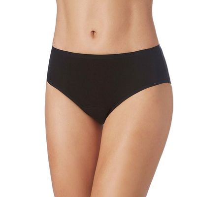 ZD ZERO DEFECTS | Medeia Classic Menstrual Slips | Average Absorption | Soybean Yarn | Artisan | Size: L - Colour: Black