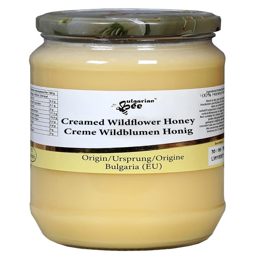 900 g Raw Creamed Widlfowers Honey