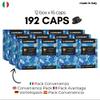 DECAF coffee, intense (192 Pods) compatible with Lavazza A Modo Mio, 12 Boxes of 16 Pods, rich and bold flavor, caffeine-free, balanced espresso to enjoy at any time (La Capsuleria) view 3