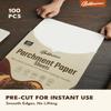 16x24 inch (40.6x61cm) Heavy Duty Parchment Paper Sheets, 100Pcs Precut Non-Stick Full Parchment Paper for Baking, Cooking, Grilling, Frying and Steaming, Full Sheet Baking Pan Liners view 2
