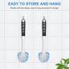 SetSail Dish Brush with Handle, 2 Pack Stiff Bristles Dish Scrubber with Built-in Scraper Dish Scrub Brushes for Cleaning Dishes, Pots and Pans, Kitchen Sink view 3