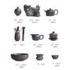 EIERFSKIOT Chinese Tea Set Tea Set For Adults Kung Fu Tea Set Service Lazy Tea Set Gift for Tea Ceremony Party Home Office Decor view 2
