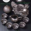 EIERFSKIOT Chinese Tea Set Tea Set For Adults Kung Fu Tea Set Service Lazy Tea Set Gift for Tea Ceremony Party Home Office Decor view 3