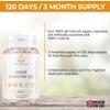 CoQ10 300mg - 120 Vegan Capsules (4 Month Supply) - CoEnzyme Q10 Naturally Fermented Ubiquinone Coenzyme - High Strength UK Made view 2