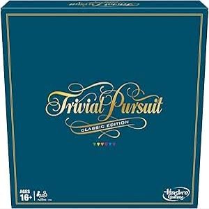 Trivial Pursuit Classic Edition Board Game, Retro Gameboard