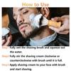 Shaving Brushes for Men, Shaving Brush Manual Real Wood Base,Nylon Hair,Perfect for Wet Shave,Shaving-Foam Razor Brush view 4