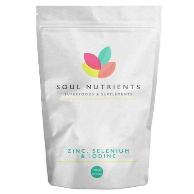 Selenium, Zinc & Iodine Tablets- One per Day- 120 Tablets- UK Made