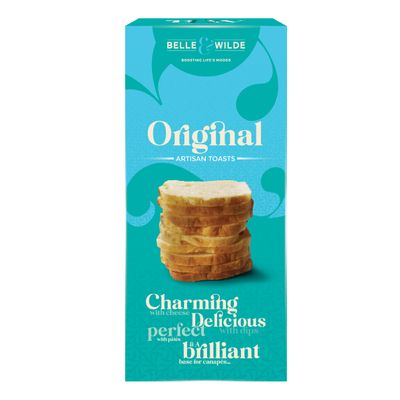 Belle & Wilde Original Artisan Toasts | Handcrafted, With No Preservatives I Suitable For Vegetarians & 100% Gluten Free | Perfect With Cheese, Dips & Pts