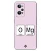 Movilshop Case for [ Realme GT 2 ] Cool Phrases Drawing [ Oxygen + Magnesium - OMG ] Flexible Silicone Gel Case Cover for Smartphone. view 1