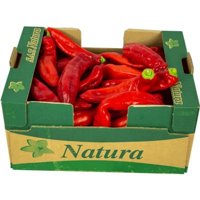 Fresh Long Red Pepper Box