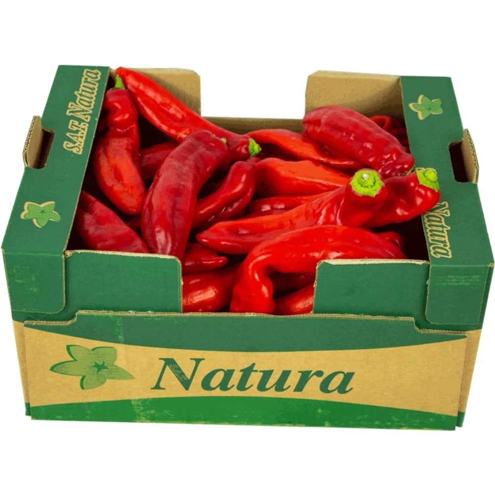 Fresh Long Red Pepper Box