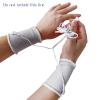 CareforYou Conductive Electrode Massage Wristband for Tens Machine Electro Therapy Bracers Guard for Pain Relief Massager with Cable view 3