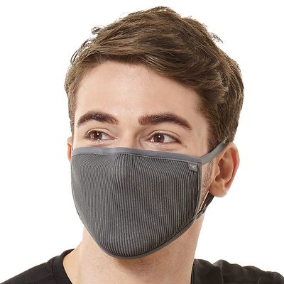 Naroo F.U Plus - Reusable Anti Dust Breathable Sports Face Mask for Men, Women & Kids (Small, Grey)