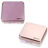  2 Pack Contact Lens Case,Travel Kit Case Easy Carry Mini Box Container Contact Lens Holder(Rose Gold&Rose Red) view 1