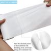 10 Gallon Trash Bags - 18 Micron Ultra Thick Strong Clear Medium Size Garbage Bin Liners for Office Kitchen, Fit 8-10 Gallon, 90 Count view 4