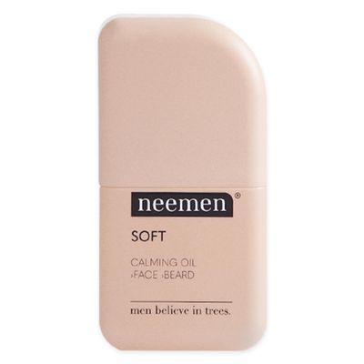 neemen Soft soothing oil developed for men - nourishes, refreshes & reduces skin irritation as well as redness after shaving - absorbs quickly & does not grease - nourishing oil for face & beard
