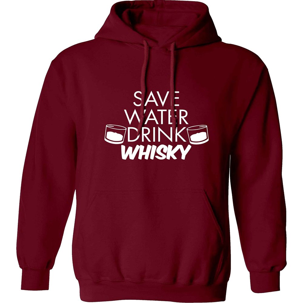 Flox Creative Adults Unisex Save Water Drink Whisky Red XL