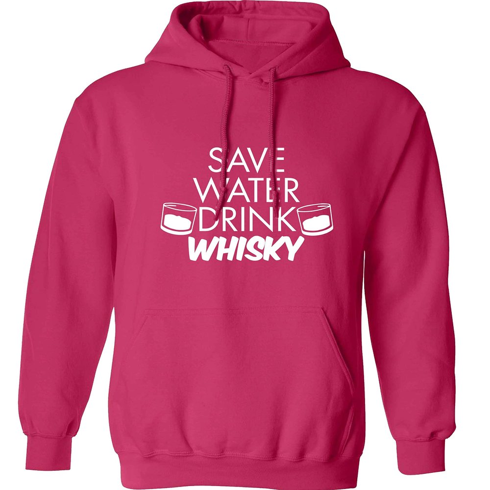 Flox Creative Adults Unisex Save Water Drink Whisky Pink XS
