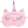 Unicorn Sleeping Mask, 2 Pack Girls Soft Plush Blindfold Mask, Cute Unicorn Kids Sleep view 3