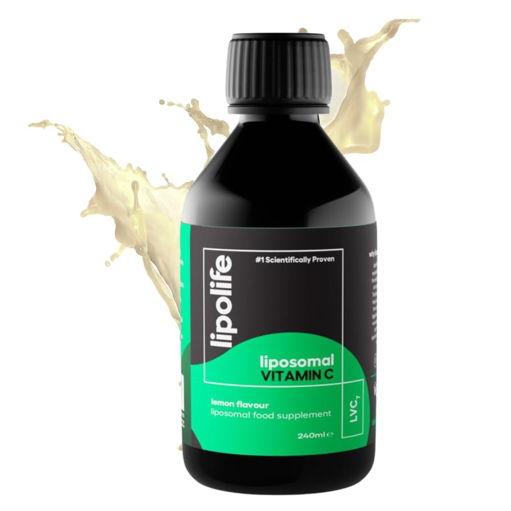 LVC7 - liposomal Vitamin C - lemon flavour - 240ml - alcohol free - lipolife - advanced nutrient delivery