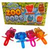 Zoo Pops 24 x 11g Fruit Flavour Candy Lollipops view 1