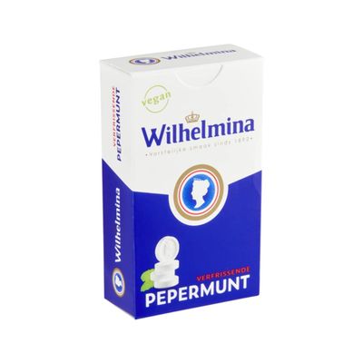 Wilhelmina Mints | Wilhelmina Peppermints | 12 Boxes | Dutch Peppermints | 42 Oz Total | 1200 Gr Total