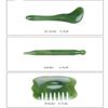 7 Pieces of Gua Sha Facial Tool Kit, Natural Resin Gua Sha Scraping Board, Gua Sha Massage Tool, Face, Neck, Body, Dredge Meridians and Collaterals, Relieve Fatigue view 2