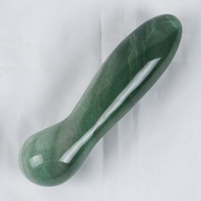 18 cm Natural Rose Quartz Curved Massage Wand Large Healing Jade Crystal Stone Yoni Massage Stick,Tanglin