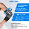 ACWOO Elbow Support, 2 Pack Elbow Brace with Strap Compression Support Sleeve, Breathable Elbow Support for Tennis Golfers Elbow Treatment, Joint Pain Relief, Sports Injury Recovery view 3