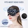 100% Silk Sleep mask with Adjustable Strap,Comfortable and Super Soft Eye mask Ultimate Sleeping aid,blindford silverleopard view 3