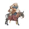 Creative Co-op 9" L x 3-1/2"W x 10" H Handmade Resin and Fabric Virgin Mary on Donkey, Truck Ship Figures and Figurines, x 4" W x, Multi view 1