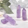 Cheungshing 3 Pcs Hexagonal Points Healing Crystal Wand for Spiritual Therapy Witches Meditation Jewelry Making Balance Chakra Protection Home Decor, Amethyst & Rose Quartz & Rock Crystal view 2