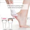 CJBHSD Electric Pedicure Care Tools Hard Skin Remover Professional Spa Pedi Feet File with 3 Roller Heads And 2 Speeds for Cracked Heels,Champagne (Pink) view 4