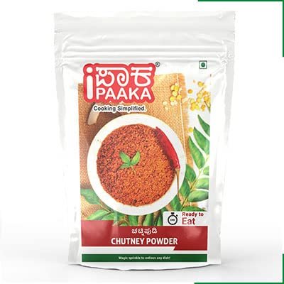 iPaaka Chutney Powder - 200g | Ready to Eat | Rich in Protein |Authentic South Indian | Preservative Free |Healthy |Just Like Home Made