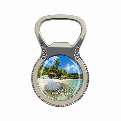 Virgin Gorda British Virgin Islands UK Fridge Magnet Bottle Opener Tourist Souvenir Gift Collection Refrigerator Magnetic Sticker