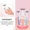 FRCOLOR Electric Painless Hair Remover for Women Compact Underarm and Bikini Trimmer Lightweight Design for Travel and Everyday Use Material view 4