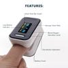 SPo2 Monitor, Pulse Oximeter UK adhere to NHS Guidance, Heart Monitor, Blood Oxygen Monitor, Fingertip  SPo2 Levels, All Age Group, Includes Lanyard, Manual & Batteries view 3