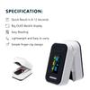 SPo2 Monitor, Pulse Oximeter UK adhere to NHS Guidance, Heart Monitor, Blood Oxygen Monitor, Fingertip  SPo2 Levels, All Age Group, Includes Lanyard, Manual & Batteries view 4