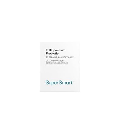 Full Spectrum Probiotic Formula  The Ultimate Probiotic  Supports and Protects Digestive Health  Boosts Immunity  Vegan  Gluten Free  SuperSmart