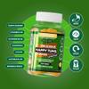 Happy Tums Probiotic Complex Gummy | 1.125 Billion CFU Triple Strain Probiotics, Vitamin C, B3, B5, B6 & Chamomile 1000mg | Pineapple Flavour | 60 Vegan Gummies | Gut & Digestive Health by NUTRIGUMS view 3