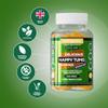 Happy Tums Probiotic Complex Gummy | 1.125 Billion CFU Triple Strain Probiotics, Vitamin C, B3, B5, B6 & Chamomile 1000mg | Pineapple Flavour | 60 Vegan Gummies | Gut & Digestive Health by NUTRIGUMS view 4