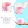 Denture Bath Case, Retainer Cleaning Box, Denture Case, Mouth Guard, Night Guard and Retainer (pink) view 3