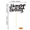 1 Pack Happy 21st Birthday Cake Topper Glitter 21st Birthday Cake Pick Cheers to 21 Years Old Twenty one and Fabulous Cake Decorations for 21st Birthday Theme Party Supplies Black view 2